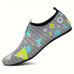 Geometric Pattern Water Shoes Quick Dry for Swim Yoga Exercise