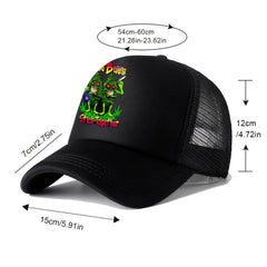 Unisex Sunshade Adjustable Baseball Cap with Embroidery