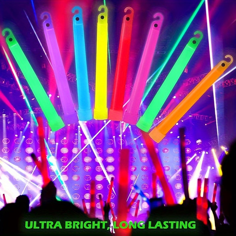 8pcs Fluorescent Sticks Emergency Lights Party Supplies 15 6in Neon Light