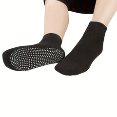 4 Pairs Non Slip Silicone Grip Yoga Socks Short Tube Fitness Sport Socks