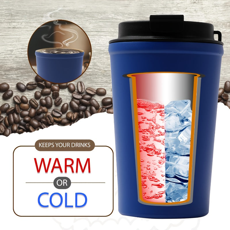 Stainless Steel Travel Mug Insulated Leakproof Lid Carabine