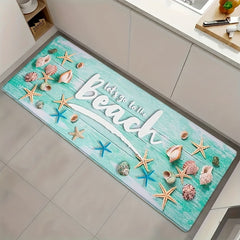 Starfish Kitchen Mat Anti Slip Bathroom Carpet Absorbent Bath Mat