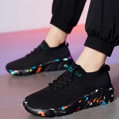 Breathable Flying Woven Sneakers for Women
