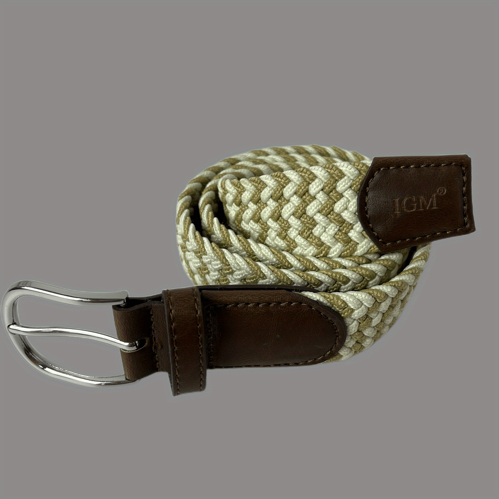 Elastic Belt Canvas Woven Twist Wax Rope for Girls & Youth