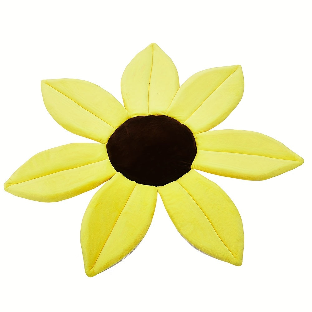 Cartoon Flower Bath Mat Baby Shower Safe Petals Baby Bath Mat