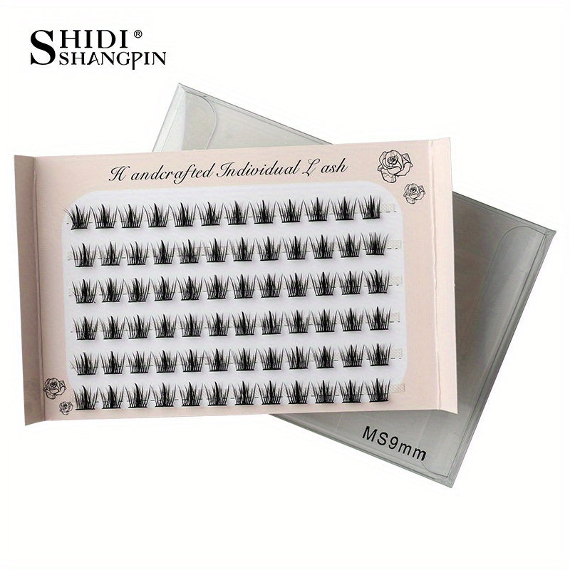 DIY Eyelash Extensions 9-12mm Cluster Lashes for Fuller Eyes