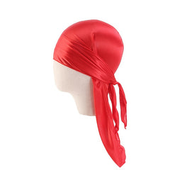Kids Silk Sleep Cap Boys Pirate Cap Girls Headwraps