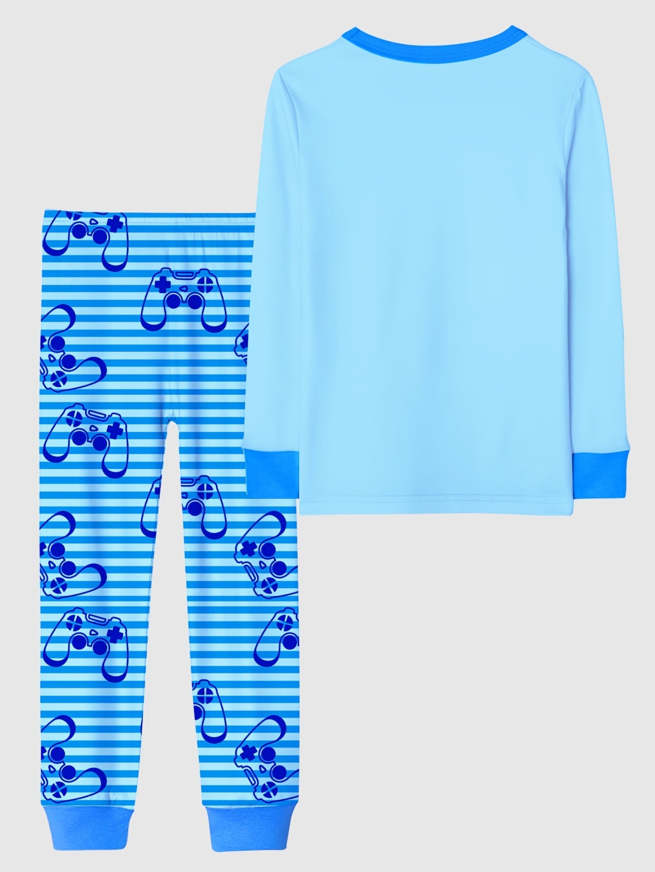 Boy's Cartoon 2pcs Pajama Set Long Sleeve Top & Pants Loungewear
