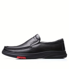 Men's Leather Loafer Lightweight Slip On Flat Shoes