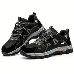 Men's Steel Toe Work Sneakers, Breathable Lace Up