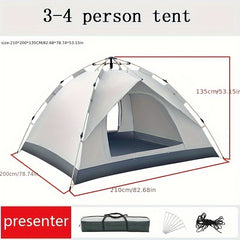 Durable Automatic Sunshade Waterproof Tent for Outdoor Camping Beach Picnic