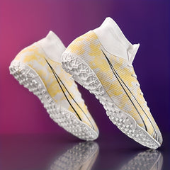 High Top Soccer Cleats Lace Up Professional Shoes For Training