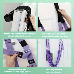 Yoga Stretching Rope Elastic for Home Gym