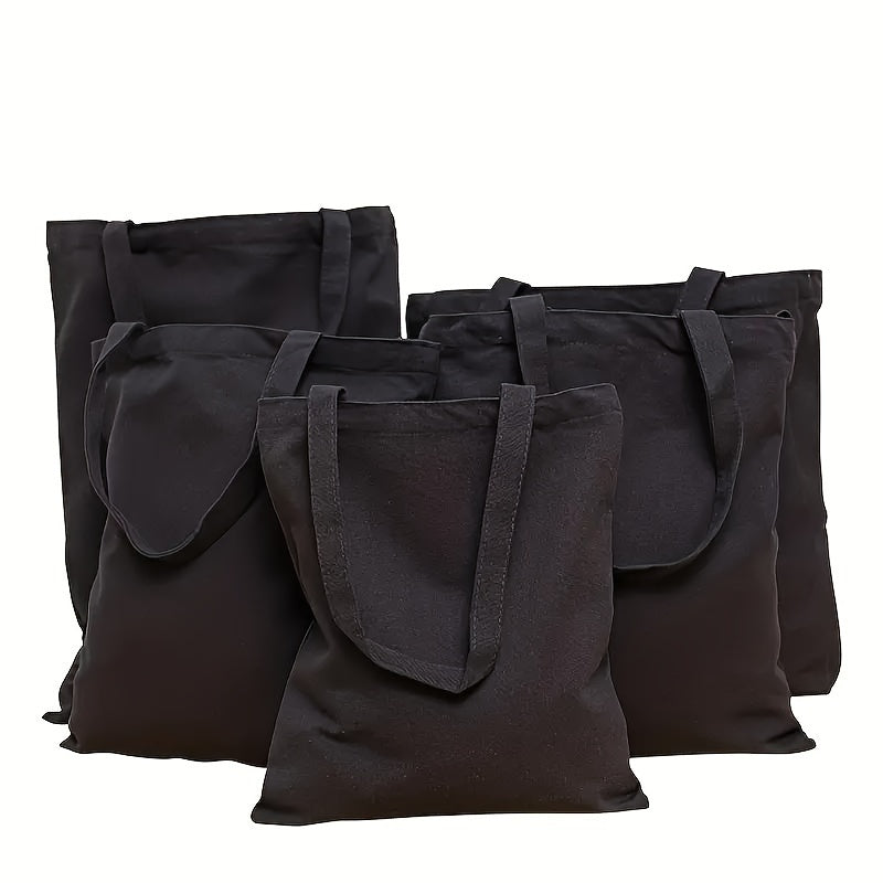 Large Cotton Canvas Tote Bag Reusable Grocery Shopping Bags Blank Bags