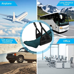 1pc Foot Rest Perfect For Airplane Or Office Foot Hammock Travel Accessories