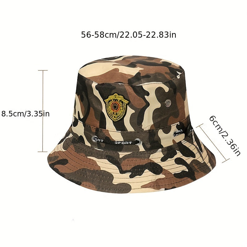 Male Camouflage Fisherman Hat Outdoor Casual Hat
