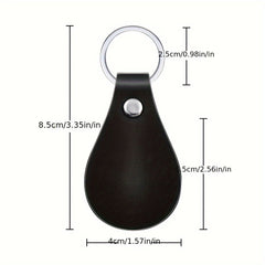 6pcs Multicolor PU Leather Keychain With Rivets