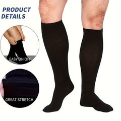 Compression Socks for Women & Men 15-20 mmHg Knee High Stockings
