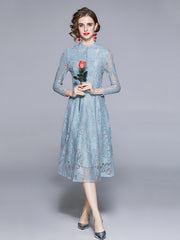 Lace Bridesmaid Dress Night Out Cocktail Women's Clothing