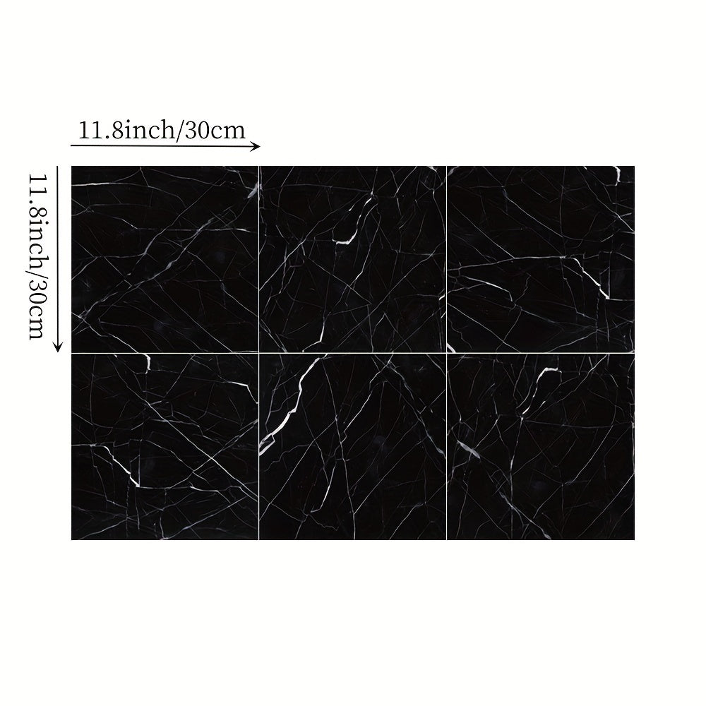 10pcs Marble Sticker Self Adhesive Waterproof PVC Tiles Floor Pops