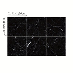 10pcs Marble Sticker Self Adhesive Waterproof PVC Tiles Floor Pops