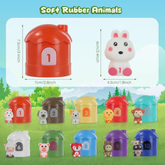 Animal Pairing Stacking Toys for Learning Resource