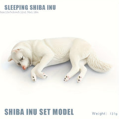 Realistic Shiba Inu Dog Figurines PVC Desktop Decor