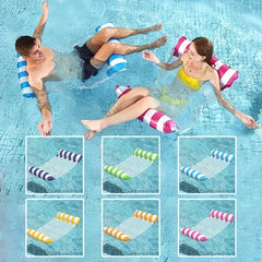 Inflatable Pool Hammock Chair Bed with Air Pump