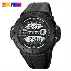 Multifunctional Chronograph Alarm Student s Watch Outdoor Waterproof Sports
