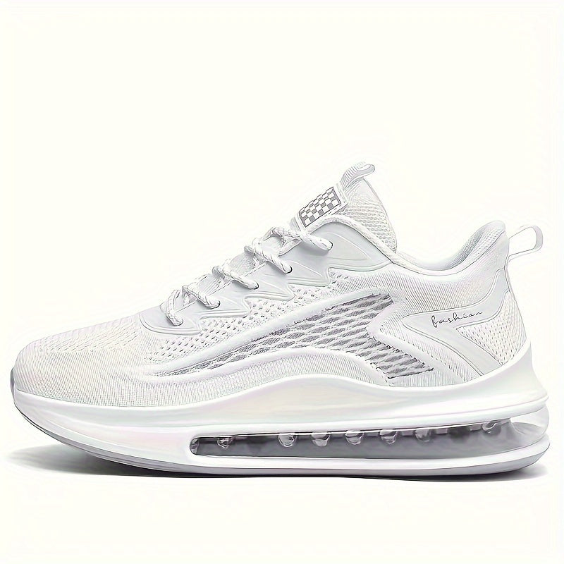 Men's Plus Size Breathable Solid Sneakers Non Slip Lace Up Shoes