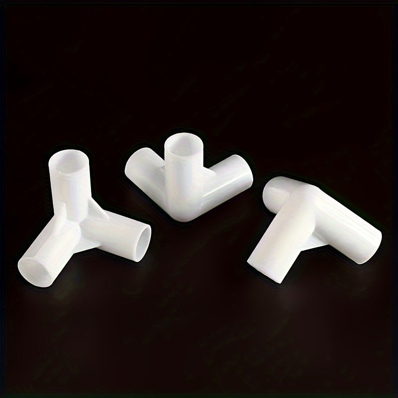 2pcs Plastic Right Angle Tee Joint 16MM - 90 Degree Plastic Tent Accessory