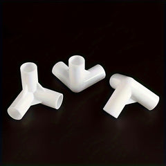 2pcs Plastic Right Angle Tee Joint 16MM - 90 Degree Plastic Tent Accessory