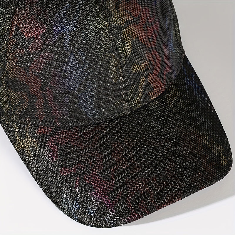 Camouflage Mesh Baseball Cap Breathable Sunshade Dad Hats Unisex