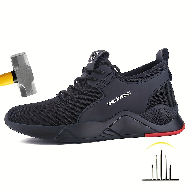 Unisex Steel Toe Work Sneakers Safety Shoes Puncture Proof
