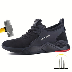 Unisex Steel Toe Work Sneakers Safety Shoes Puncture Proof