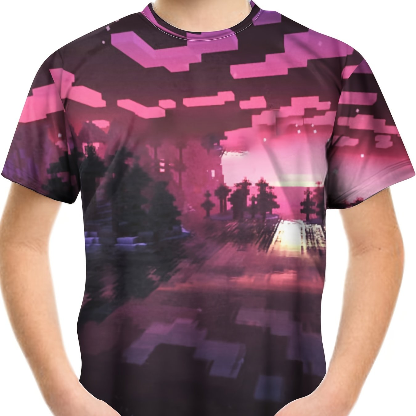 Abstract Scene Print Kids T-shirt