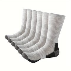 ACEFINE Men's Mid calf Socks Outdoor Sports Sweat absorbent Socks