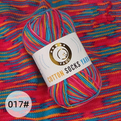 6pcs Soft Warm Cotton Yarn 50g Hand Knitted DIY Craft Knit Supplies