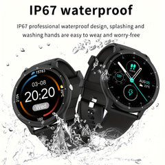 1.28' Smart Watch, Weather Forecast, Voice Assistant, Phone Compatibility