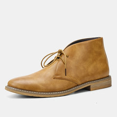 Men's High Top Lace Up Chukka Boots Anti skid Shoes