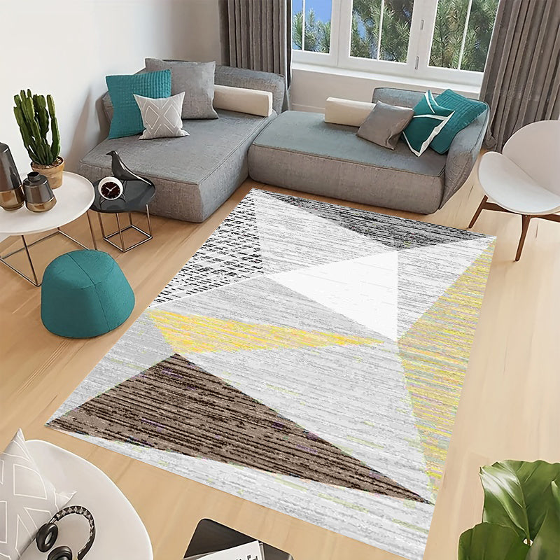 Modern Abstract Carpet for Living Room Bedroom Machine Washable