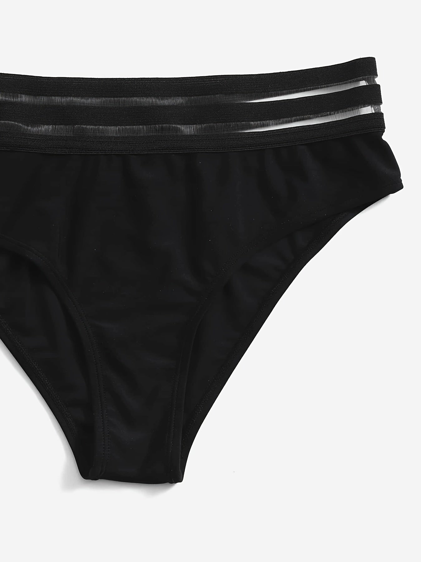 Girl's Solid Bikini Set for Summer Beach Vacation