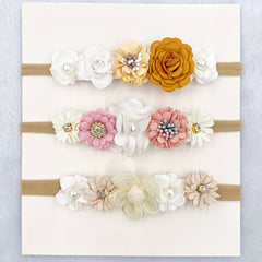 Soft Flower Headband for Baby Girls
