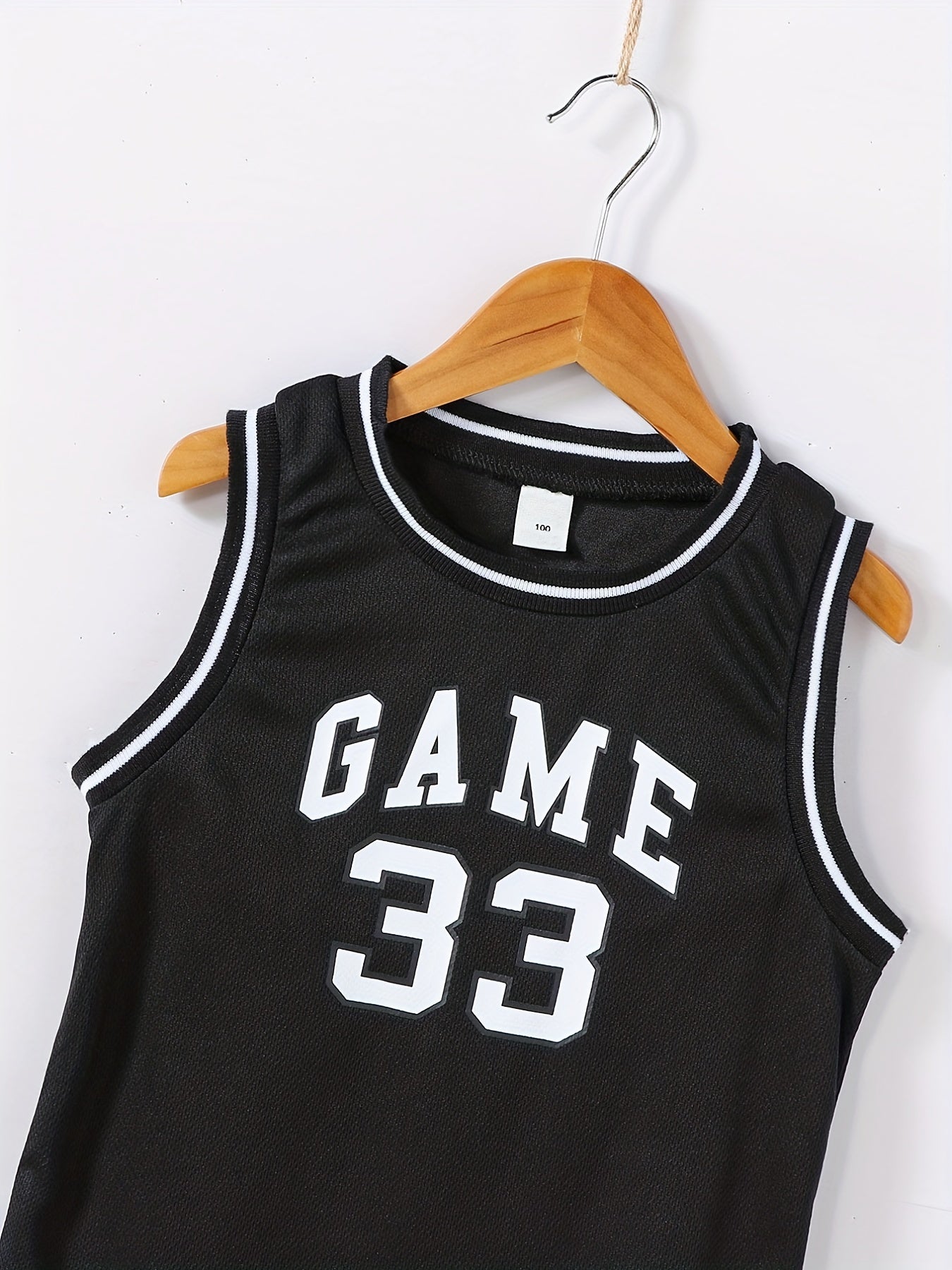 Kids Basketball Suit Set 33 Shirt & Shorts for Summer Training