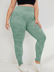 Camo Print High Rise Fitness Yoga Pants