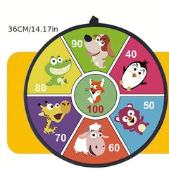 Large Dart Board With Sticky Balls Indoor Outdoor Fun Party Game Toys
