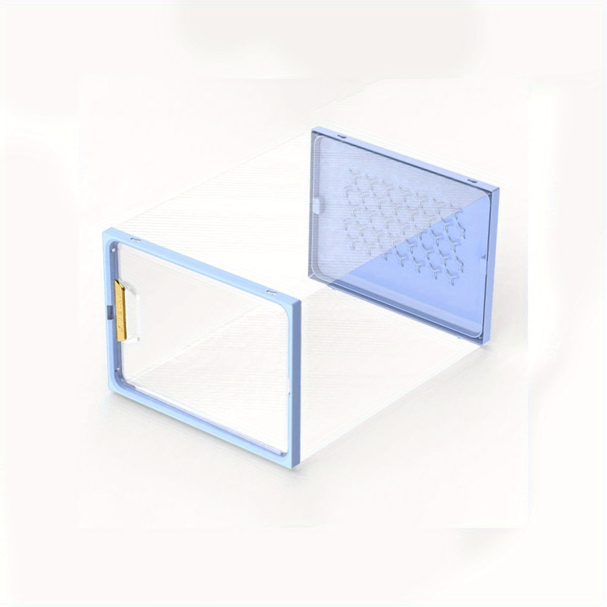 Plastic Shoe Display Box Moistureproof Dustproof Shoe Storage