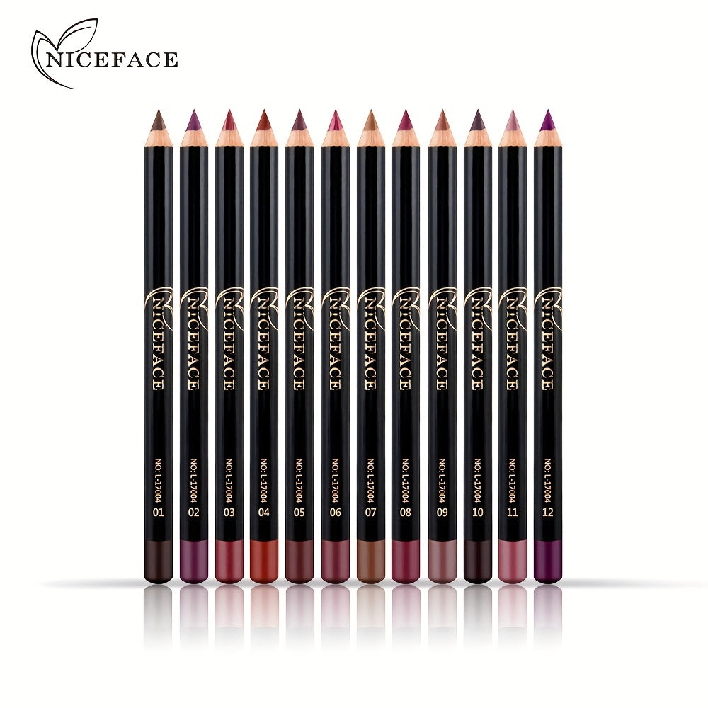 Matte Waterproof Lip Liner Pen Nude Contouring Makeup Stick