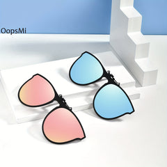 Polarized Clip on Sunglasses TR90 Frame Flip Up Sun Protection Men