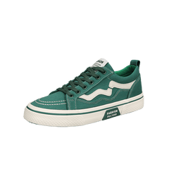 Men's Lace up Canvas Sneakers Skate Shoes Good Grip